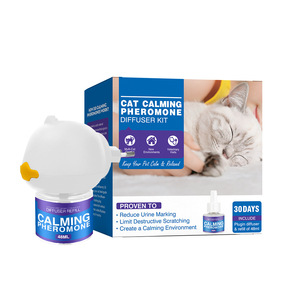 Kit diffuseur de phéromones liquides apaisantes pour chats OEM, anti-stress, pour soulager l'anxiété, voyages, déménagement, fournitures vétérinaires pour animaux de compagnie - Product Image 1