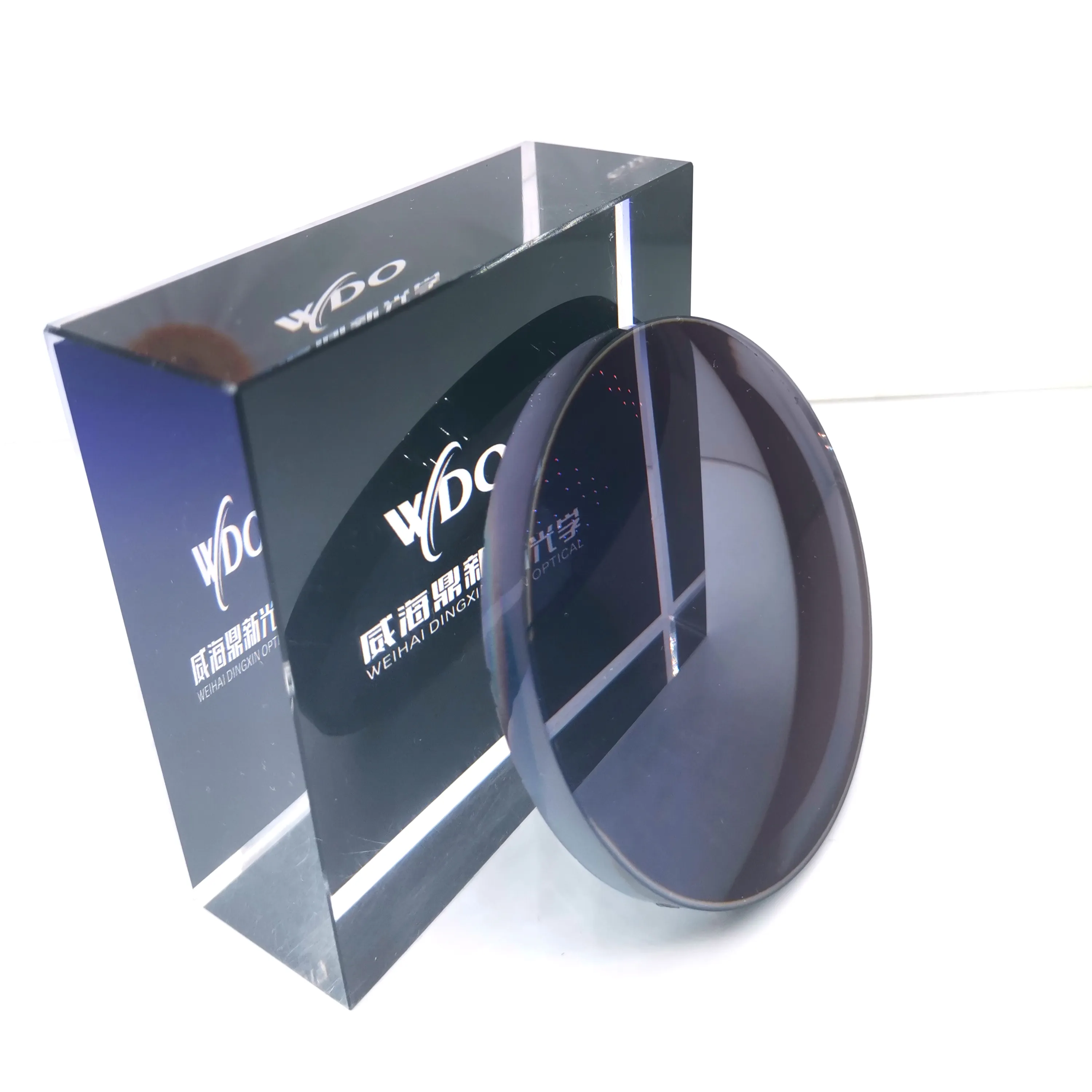 WDO 1.56 single vision glass photochromic anti blue ray glasses HMC lensa photocromic lenses lentes fotocromaticos