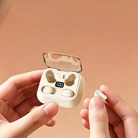 Auriculares Inalámbricos 2 en 1 con Diseño Dual TWS Creativo, Estuche de Carga Digital con Indicador LED, Intraaurales