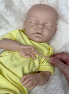 Poupées réalistes <span class=keywords><strong>de</strong></span> bébé fille en silicone souple <span class=keywords><strong>de</strong></span> 20 pouces (50 cm), corps entier, non peintes, nouveau-<span class=keywords><strong>n</strong></span>é, pour personnalisation DIY - Product Image 2