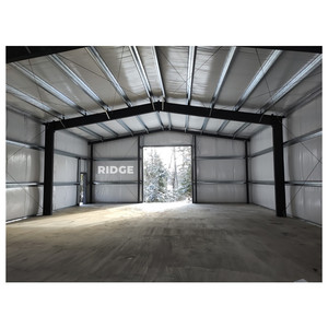 Taller Prefabricado Económico y Bodega de Almacenamiento Agrícola con Estructura de Acero Prefabricada, Construcción Metálica para Garaje - Product Image 5