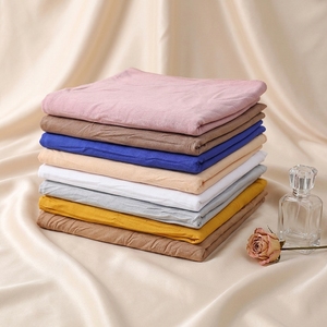 Écharpe longue en mousseline unie polyvalente pour <span class=keywords><strong>femme</strong></span>, style basique, respirante, légère, protection solaire, hijab pour activités de plein air - Product Image 2