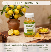 OEM/ODM Gummies de vitamines naturelles à 100 % avec iode, zinc, potassium, magnésium et minéraux pour améliorer la mémoire, le sommeil et les femmes enceintes