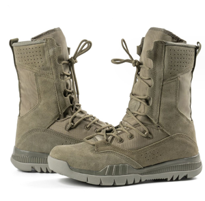 Bottes de combat marron à manches longues DFDB02 pour l'extérieur, l'alpinisme et l'entraînement – Chaussures tactiques d'entraînement - Product Image 5