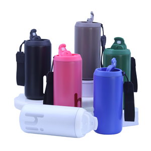 Tasse thermos portable en acier inoxydable 316 au design moderne Tasse à eau pour voiture à boire directement à grande bouche Tasse à vide - Product Image 1