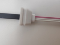 Fil de cuivre étamé 26AWG sans halogène, irradié, 0,169 m, connecteur 3P avec SR pour alimentation PCB éclairage LED
