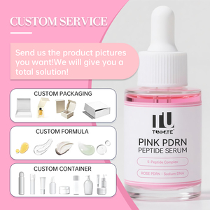 Suero Facial Coreano con Péptidos Rosados PDRN, Personalizado <span class=keywords><strong>OEM</strong></span> ODM, para una Piel Radiante, Hidratante, Reafirmante, con Niacinamida Blanqueadora - Product Image 1