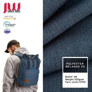 Tessuto PU Melange 375D Ecologico 100% Poliestere, <span class=keywords><strong>Materiale</strong></span> di Rivestimento <span class=keywords><strong>Resistente</strong></span> e Idrorepellente per Zaini, Borse e Uso Esterno - Product Image 1