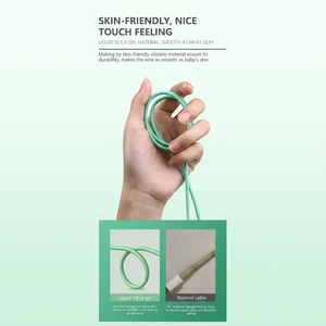 Cable USB de Silicona Macaron Súper Suave, Cable de Carga Rápida USB a Tipo <span class=keywords><strong>C</strong></span> de Silicona - Product Image 2