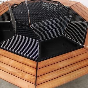 สวนไม้Top Bbq <span class=keywords><strong>Brazier</strong></span>ถ่านตารางFire Pit - Product Image 5