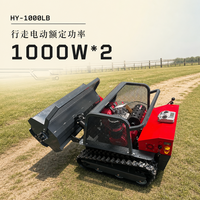 RC Crawler grasmaaier met 55 graden hellingcapaciteit, 1200 mm maaibreedte voor landbouw, boomgaard, wegkant onkruidbestrijding, diesel