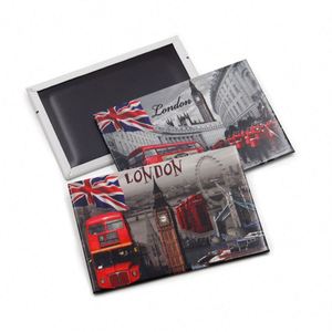 Imán de Metal Personalizado para Refrigerador con Diseño de Turismo Rural, Tamaño 80x53mm, en Lata - Product Image 3