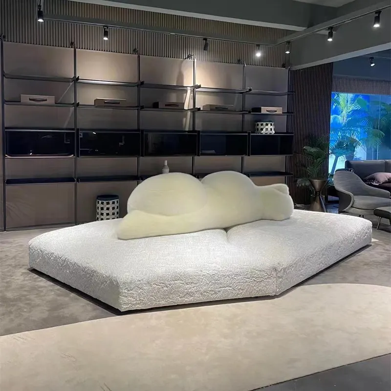 Conjunto de sofá moderno, novo design de caxemira em forma de caxemira, sofá de sala de estar, moderno, confortável, urso, móveis para casa