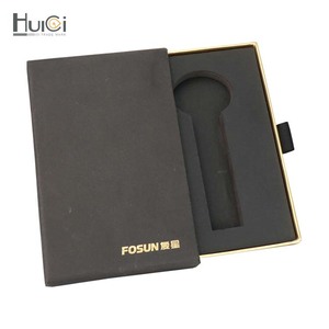 Factory Custom Logo Textured Paper <b>Gift</b> Cardboard Luxury Product Drawer Packaging <b>Box</b> with Foam Insert - Product Image 4