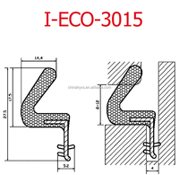 Meilleure vente US Market Q Lon Door Seal Strip pour portes et fenêtres