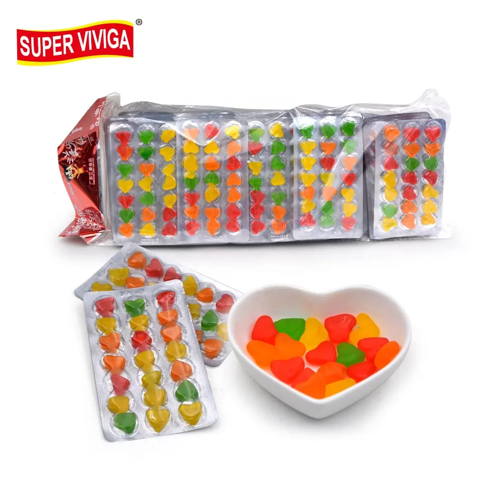 Mini Herz form weiche candy süße gummiartige bonbons