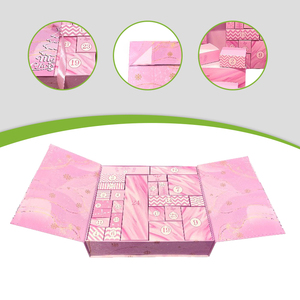 Calendario <span class=keywords><strong>de</strong></span> Adviento Plegable <span class=keywords><strong>de</strong></span> 24 Días, <span class=keywords><strong>Cajas</strong></span> Rígidas <span class=keywords><strong>de</strong></span> Cartón <span class=keywords><strong>de</strong></span> Alta Gama, <span class=keywords><strong>Cajas</strong></span> Vacías con Esponja para Regalos Sorpresa <span class=keywords><strong>de</strong></span> Navidad, Manualidades con Relieve - Product Image 3
