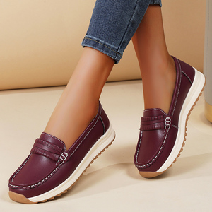 Mocasines Sin Cordones para Mujer, Tallas Grandes, Estilo Casual y para Caminar, Zapatos para Mamá - Product Image 3