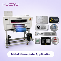 Nueva Impresora UV DTF Industrial de 30 cm para Placas Metálicas, Códigos de Barras y Etiquetas, Cabezal Único, Datos Variables, Automática, con Certificación CE ISO 9001 de Fábrica