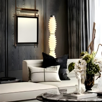 Tableau mural en toile minimaliste italien éclairé, finition artisanale, cadre en acier inoxydable LED, taille personnalisée disponible