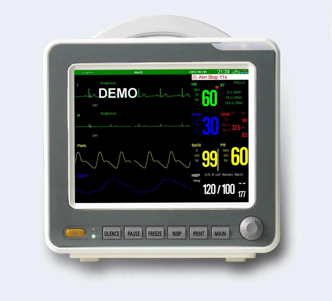 Sinnor Portable Medical Multi-Parameter-Monitor SNP900L Patienten monitor für Patienten monitor am Krankenbett 3 Parameter