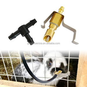 Abbeveratoio Automatico in Ottone per Roditori, Attrezzatura per l'Abbeveraggio di Conigli, Criceti, Scoiattoli e Coniglietti - Product Image 1
