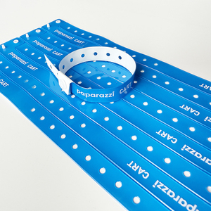 Disposable PVC <strong>wristband</strong> Customization, Detachable Label, Food Gift Exchange <strong>wristband</strong> - Product Image 3