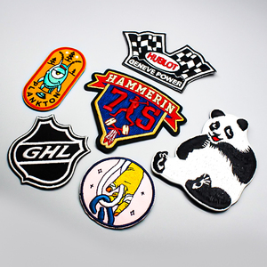 Tem nhãn quần áo, huy hiệu dệt, ghim cài may, miếng vá thêu tùy chỉnh cho quần áo và túi xách - Product Image 2