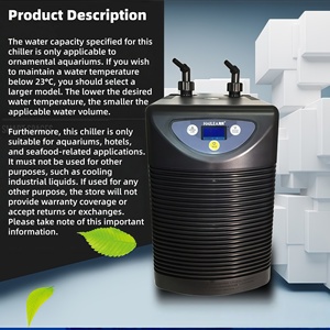 Enfriador de Acuario Inteligente Serie HC de Hailea, Ultra Silencioso, con Evaporador de Titanio, Termostato, <span class=keywords><strong>para</strong></span> Peceras de Arrecife de Coral, Caja de Material Plástico - Product Image 4
