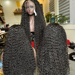 Perruque Afro Kinky Curly en Cheveux Naturels Vietnamiens Bruts, Sans Colle, Dentelle Transparente HD Complète, pour Femmes Noires - Product Image 2