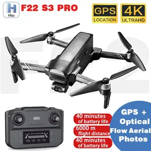 SJRC F22 S3 PRO Caméra 4K GPS HD 5G WiFi FPV Nacelle 3 Axes EIS Professionnel <span class=keywords><strong>Drone</strong></span> RC Pliable Brushless pour Débutants Plastique - Product Image 3