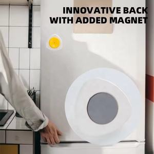 Pelador de huevos duros ecológico con base magnética antideslizante y bloqueo de seguridad perforador de huevos de plástico simple para huevos crudos - Product Image 4