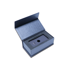 Caja de embalaje móvil con logotipo impreso para teléfono móvil, embalaje electrónico de cartón con papel recubierto, color negro, OEM - Product Image 2