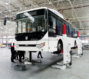 Lève-voiture à colonne Trihero Select, capacité de charge lourde par colonne 7500 kg, avec écran LCD, lève-voiture électrique hydraulique pour bus et véhicules - Product Image 5