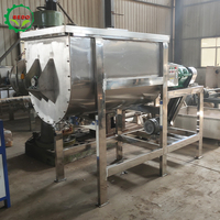 Mélangeur horizontal en acier inoxydable 220 V pour poudres sèches, aliments, engrais, assaisonnements et granulés