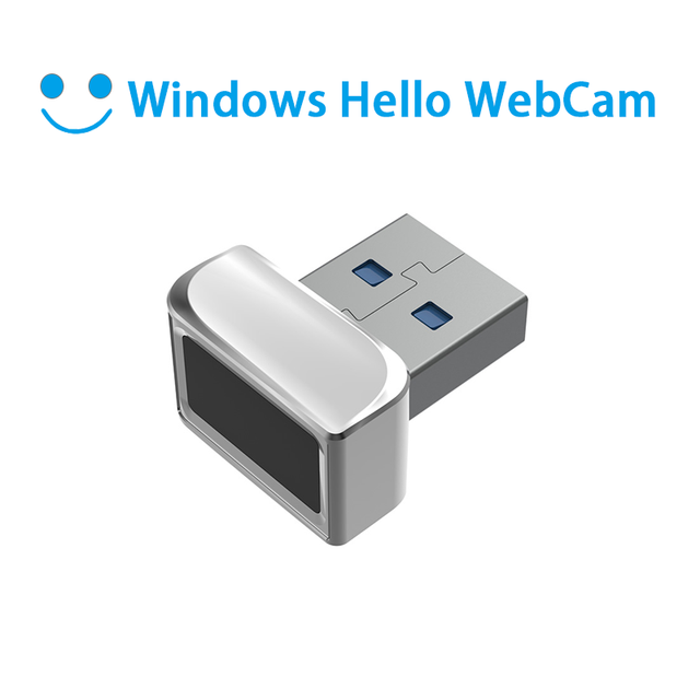 Windows Hello Fingerprint Reader with Silver Metal Shell, Auto Install, 0.05s Login, for PC & Desktop