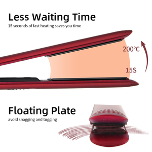 PRITECH <span class=keywords><strong>Plancha</strong></span> à cheveux <span class=keywords><strong>pas</strong></span> chère 2 en 1, lisseur et boucleur en céramique, fer à lisser électrique abordable - Product Image 3