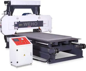 WEHO Machinery MJ3185X1300 wood Cutting Band reSaw Machine gantry horizontal band saw