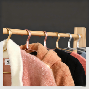 Cintres en aluminium robustes pour pantalons Embouts en caoutchouc antidérapants | Économie écologique | Résistant à la rouille | Pour le linge de garde-robe | En vrac - Product Image 5