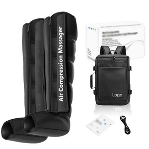 6 chambres jambe manchette Air lymphe œdème récupération <span class=keywords><strong>pied</strong></span> bottes pompe pression Machine thérapie masseur - Product Image 5