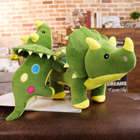 Peluche Dinosaure Bleu Personnalisé Adorable pour Enfants, Animal en Peluche Super Doux Certifié EN71, Taille 31-50cm, Unisexe, Anti-Stress, en PP