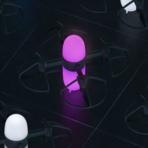 Le drone Sky Canvas de ynx présente des animations lumineuses 3D dynamiques, des éclairages interactifs et des spectacles lumineux écologiques. - Product Image 3