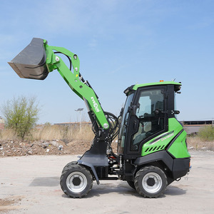 Chargeuse sur pneus électrique compacte EVERUN ERW1525E de 1 à 1,5 tonne, chargeuse frontale multifonction à émissions zéro avec godet de 0,33 m³ - Product Image 5