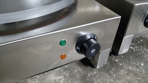 Machine à crêpe double plateau sans adhésif, haute qualité, commercial, en acier inoxydable - Product Image 5