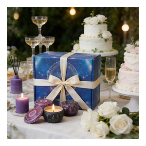 Latas de Velas para Recuerdos de Boda, Empaque de Regalo Elegante para Velas Aromáticas de Soya, Colección Boutique de Recuerdos para Invitados - Product Image 6