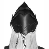 Casque de guerrier médiéval gothique en cuir, couronne d'elfe fantastique pour Halloween et cosplay viking, accessoire de jeu de rôle LARP, foire de la Renaissance