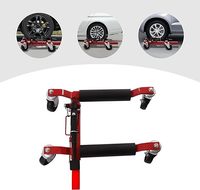 Chariot de roue de voiture, cric hydraulique de positionnement de véhicule de voiture de chariot auto-chargeant résistant avec la pédale pour des parkings