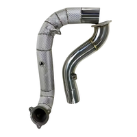 Collecteur d'échappement SS304 haute performance pour Mercedes-Benz AMG A35 A35L 2.0T W177 2019-2023 – Tuyau de vidange direct à flux libre