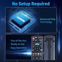 Nouvelle télécommande universelle de remplacement pour téléviseur N2QAYB000752 compatible avec les téléviseurs Panasonic Viera TX-L42ET5 TX-L42ETW5 TX-L47ET5