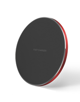Cargador Inalámbrico Rápido Inteligente de 35W, Portátil, de Escritorio, Redondo y Delgado, para Teléfonos Móviles, con Certificación CE/FCC, Compatible con QC4.0/QC3.0